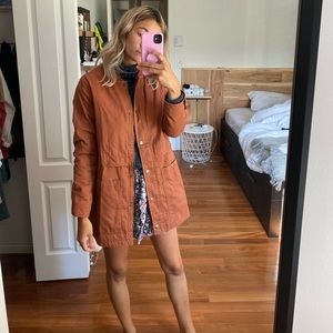 Spring Mix orange/brown long coat